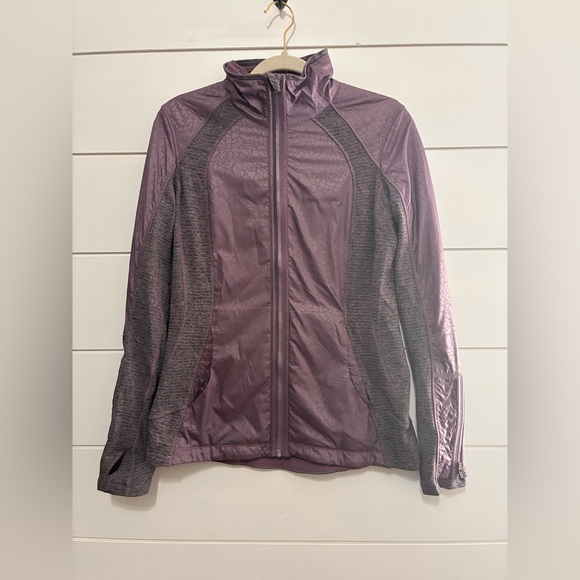 Lululemon Athletica Women's Purple Gray Long Sleeve Rebel Runner Jacket Size 8 - Picture 5 of 9